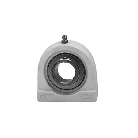 Ami Bearings SINGLE ROW BALL BEARING, 1'' KANIGEN SET SCREW WHITE TAPPED BASE PILLOW BLOCK UCTBL205-16MZ20W